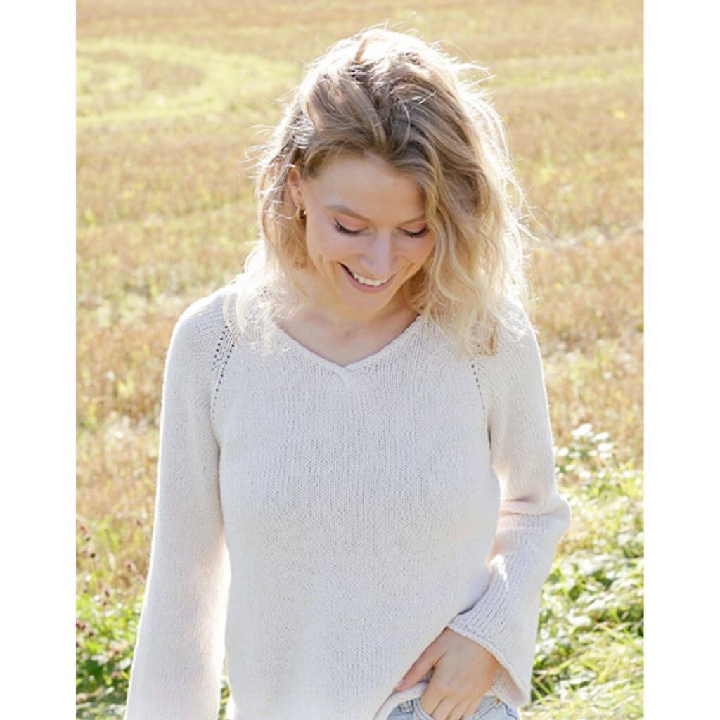 Drops Damen Pullover Morning Moon Strickanleitung - Drops (PDF) Lieblingsgarn