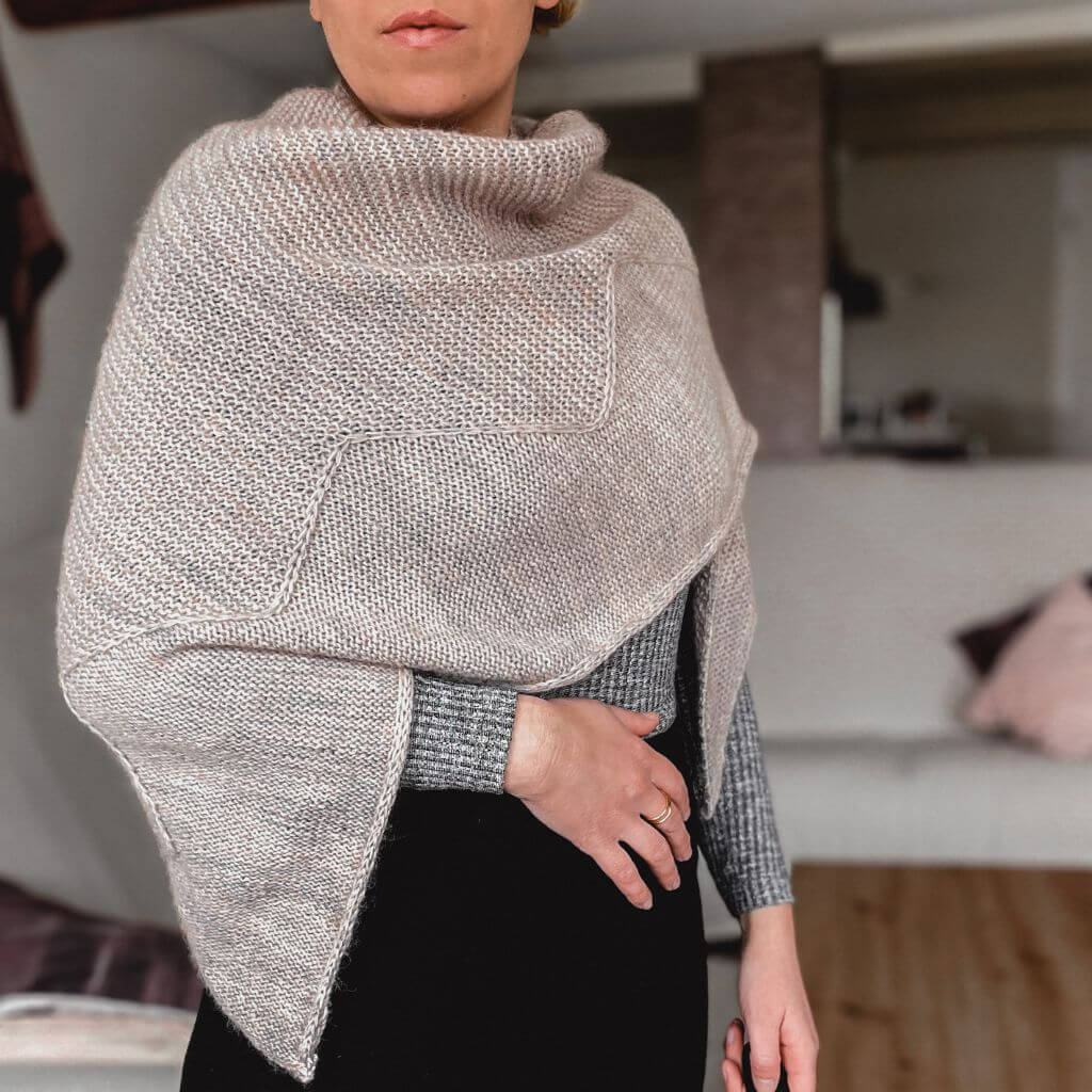 Katharina Lehmann Pattern Tuch Mountainscape Strickanleitung - Rina Lehmann (PDF) Lieblingsgarn