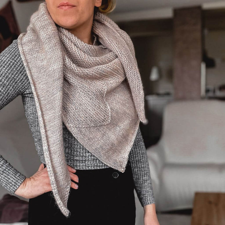 Katharina Lehmann Pattern Tuch Mountainscape Strickanleitung - Rina Lehmann (PDF) Lieblingsgarn
