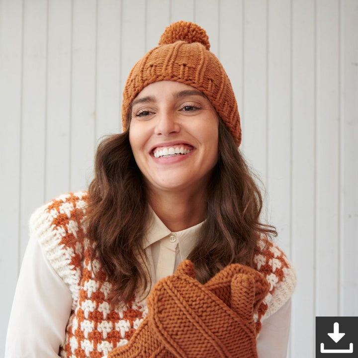 Lana Grossa Pattern Damenmütze Strickanleitung - Lana Grossa (PDF) Lieblingsgarn