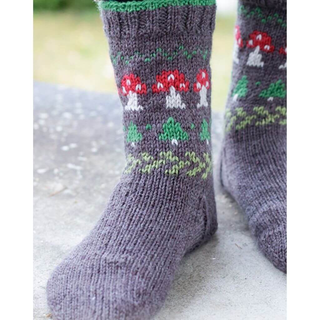 Drops Socken Mushroom Season Socks Strickanleitung - Drops (PDF) Lieblingsgarn