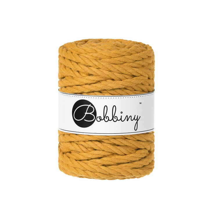 Bobbiny Mustard Bobbiny Makramee Garn 9 mm x 30 m gedreht Lieblingsgarn