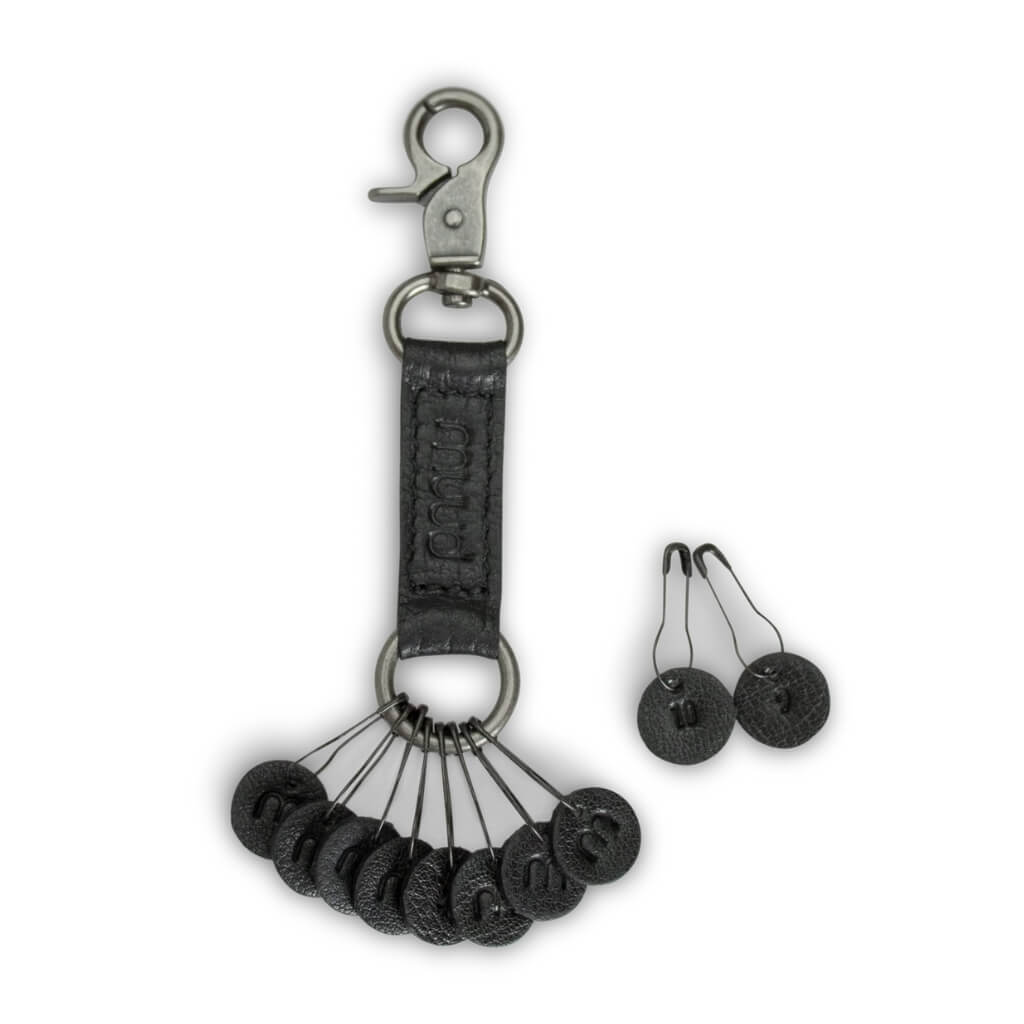 muud Black muud Feliz Maschenmarkierer mit Zahlen Lieblingsgarn
