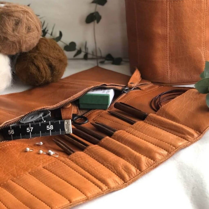 muud Stockholm - Ledertasche für Nadelsysteme