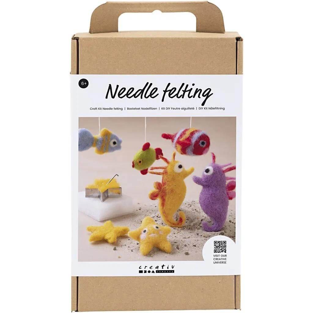 Creativ Company Creativ Company Nadelfilzen Set Tiere im Wasser Lieblingsgarn