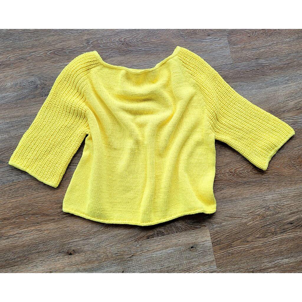 Nadelmelodie Pattern Sunny Spring Sweater Strickanleitung - Nadelmelodie (PDF) Lieblingsgarn