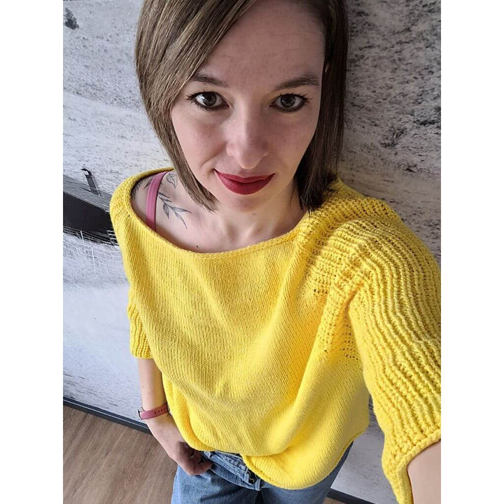 Nadelmelodie Pattern Sunny Spring Sweater Strickanleitung - Nadelmelodie (PDF) Lieblingsgarn