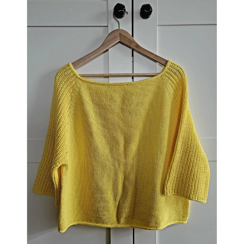 Nadelmelodie Pattern Sunny Spring Sweater Strickanleitung - Nadelmelodie (PDF) Lieblingsgarn