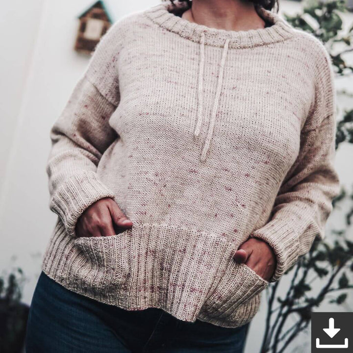 Carolin Balmes Nataschas Weekend Sweater Strickanleitung - Carolin Balmes (PDF) Lieblingsgarn