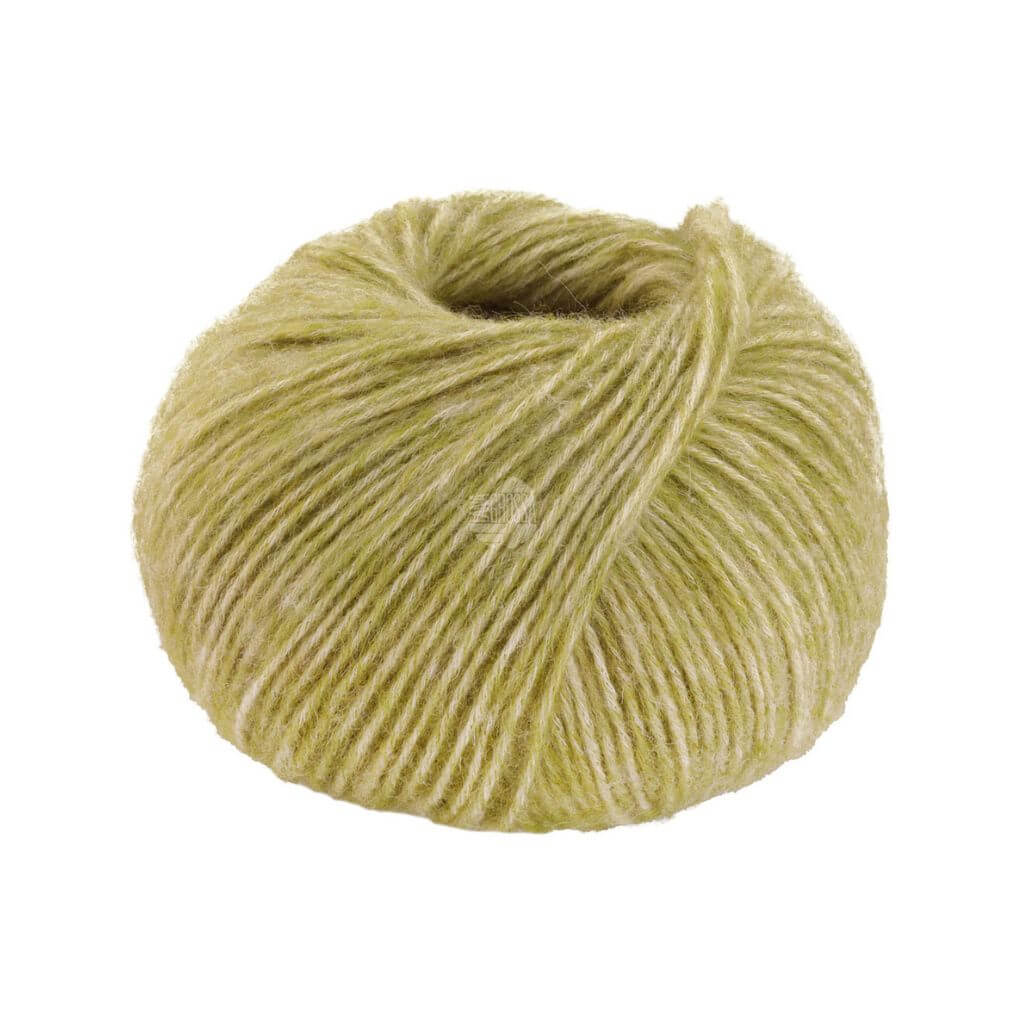 Lana Grossa 26 - Kiwi meliert Lana Grossa Natural Alpaca Pelo Lieblingsgarn