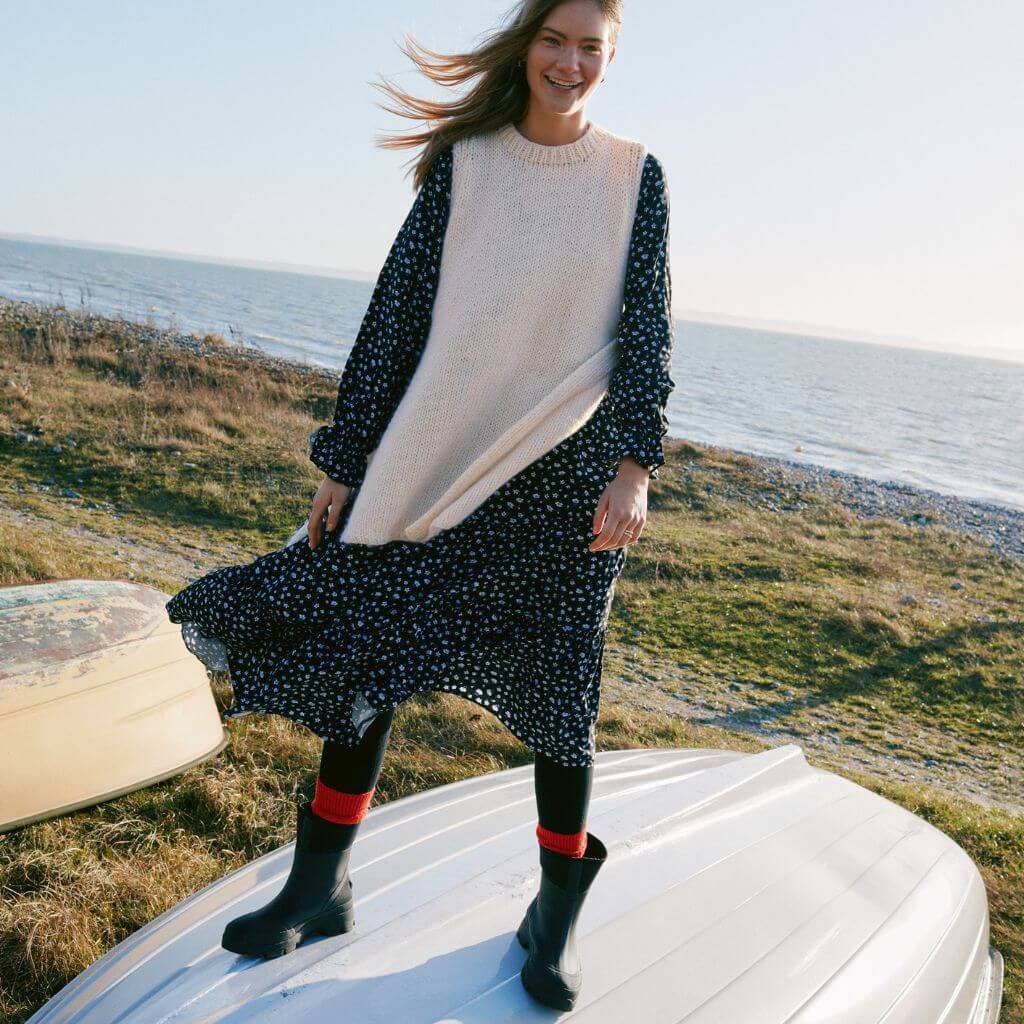 Lana Grossa Pattern Langer Slipover Strickanleitung - Lana Grossa (PDF) Lieblingsgarn