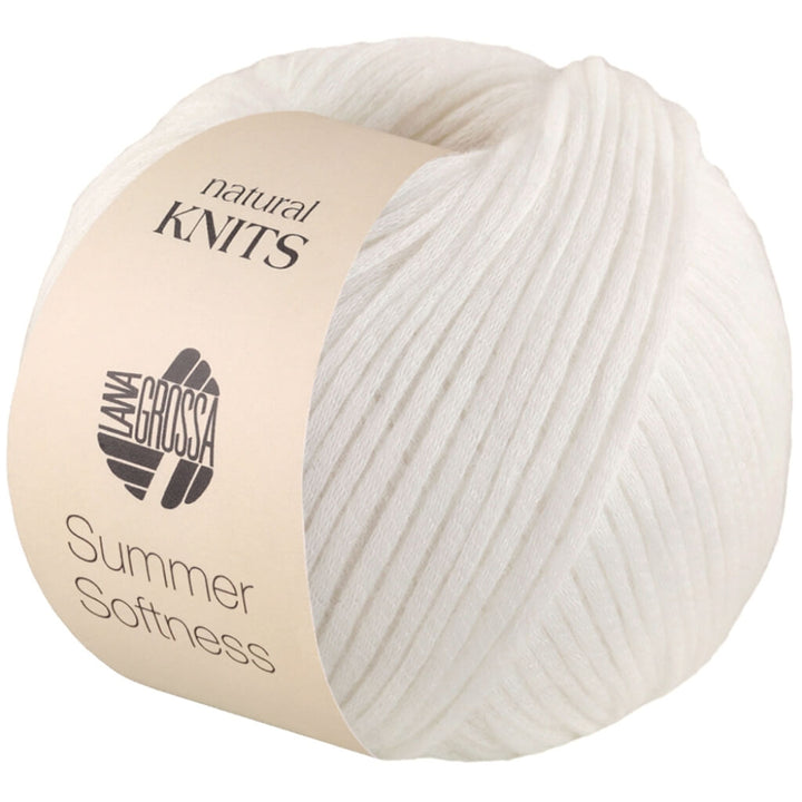Lana Grossa 1 - Weiß Lana Grossa Summer Softness Lieblingsgarn