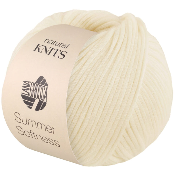 Lana Grossa 2 - Creme Lana Grossa Summer Softness Lieblingsgarn