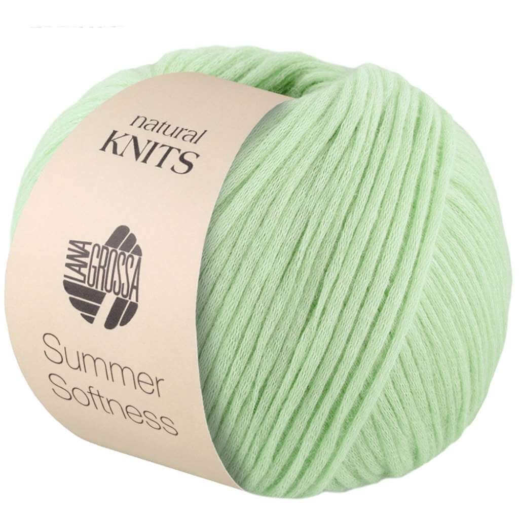 Lana Grossa 23 - Weißgrün Lana Grossa Summer Softness Lieblingsgarn