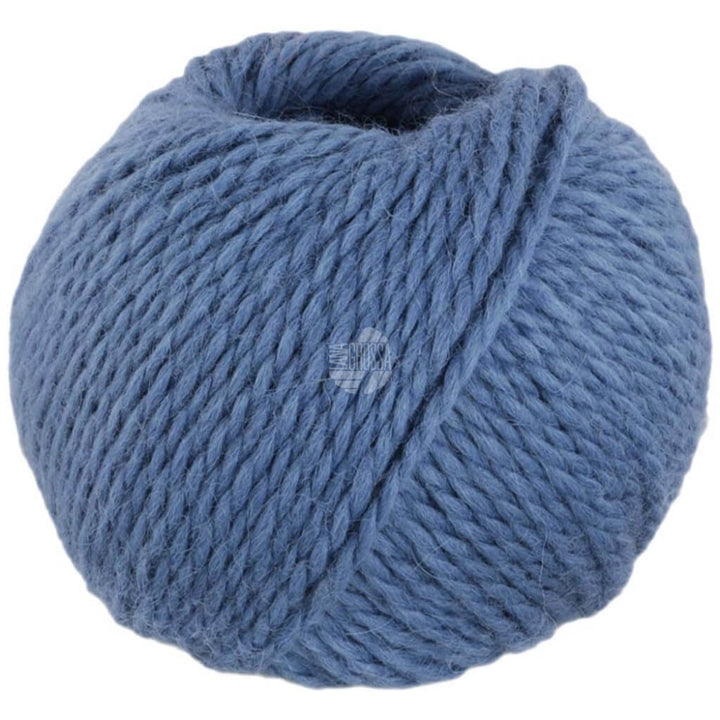 Lana Grossa 5 - Taubenblau Lana Grossa Natural Lama Chunky Lieblingsgarn