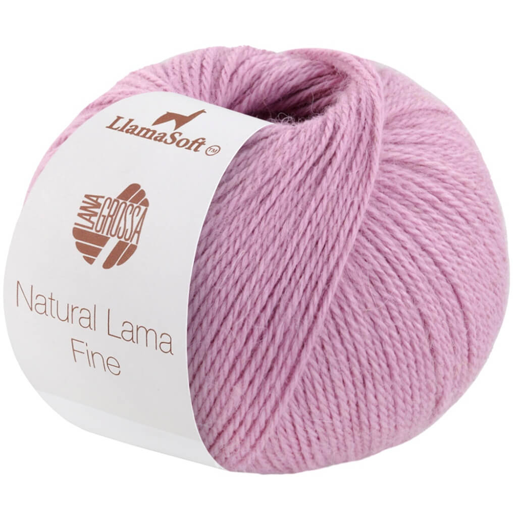 Lana Grossa 102 - Fliederrosa Lana Grossa Natural Lama Fine Lieblingsgarn