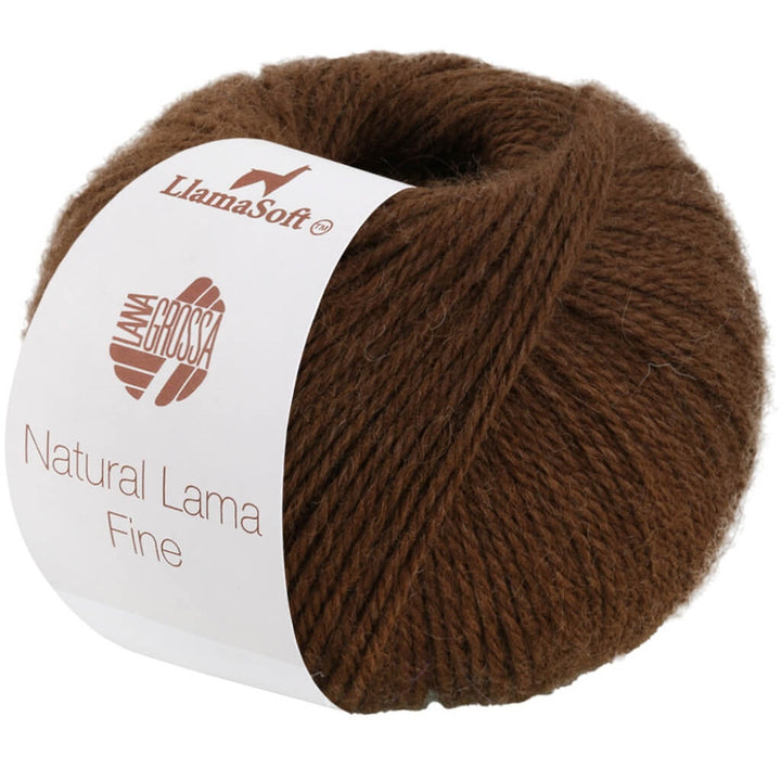 Lana Grossa 113 - Schokobraun Lana Grossa Natural Lama Fine Lieblingsgarn