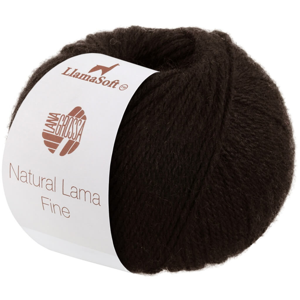 Lana Grossa 116 - Mokka Lana Grossa Natural Lama Fine Lieblingsgarn