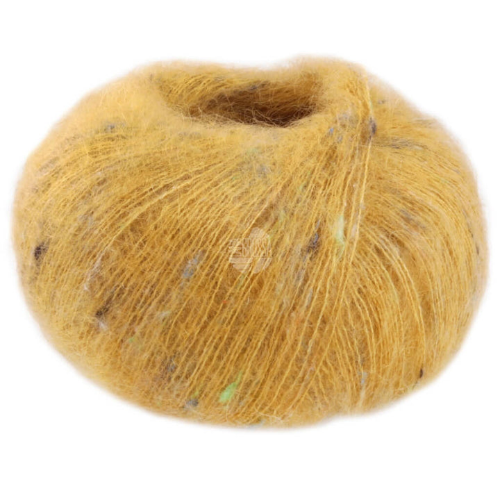 Lana Grossa 615 - Senfgelb Lana Grossa Natural Superkid Tweed Lieblingsgarn