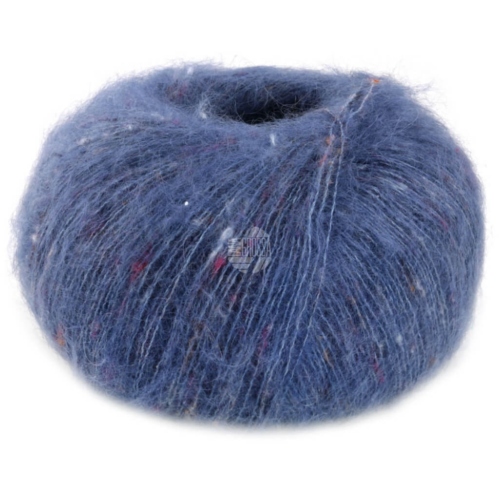 Lana Grossa 619 - Dunkelblau Lana Grossa Natural Superkid Tweed Lieblingsgarn