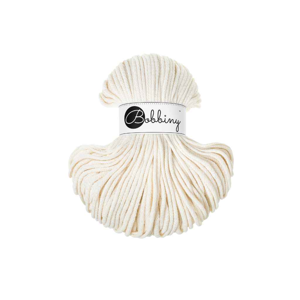 Bobbiny Natural Bobbiny Classic cotton cords 4mm 100m Lieblingsgarn