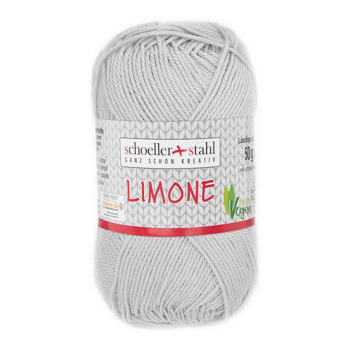 Schoeller + Stahl 25 - Silber Schoeller + Stahl Limone 50g - Baumwollgarn Lieblingsgarn