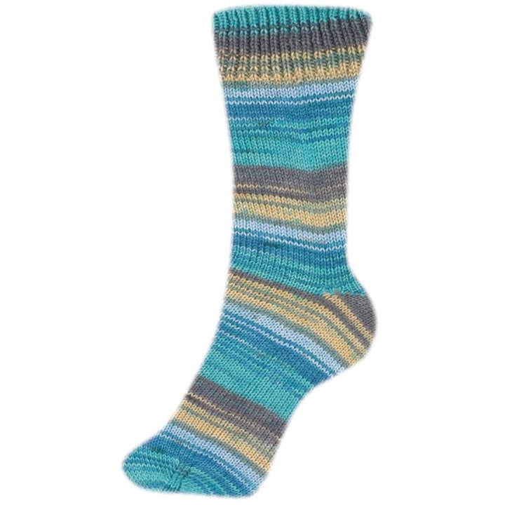Schoeller + Stahl 2488 - Türkis Schoeller + Stahl Fortissima Socka 4F Color Lieblingsgarn