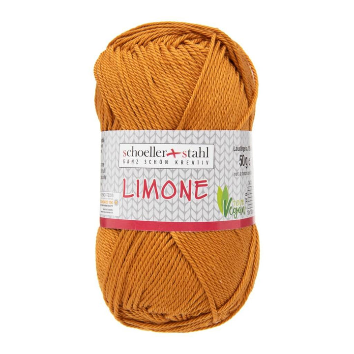 Schoeller + Stahl 178 - Zimt Schoeller + Stahl Limone 50g - Baumwollgarn Lieblingsgarn