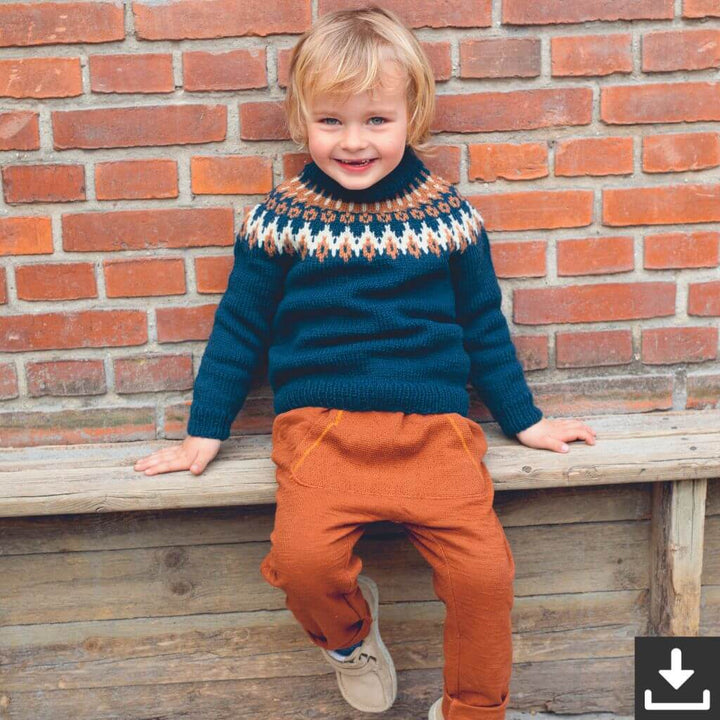 Sandnes Garn Pattern Kinder Pullover Nord Strickanleitung - Sandnes Garn (PDF) Lieblingsgarn