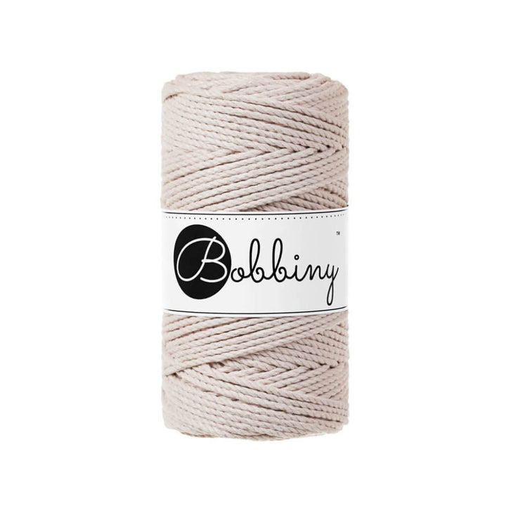 Bobbiny Nude Bobbiny Makramee Garn 3mm gedreht Lieblingsgarn