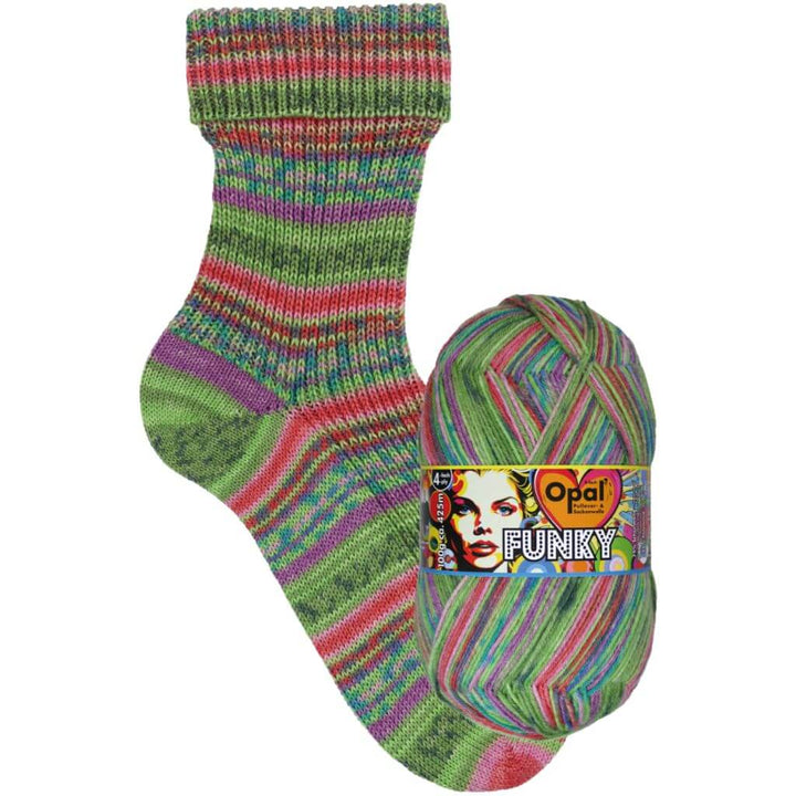 Opal 1581 - Singende Ballerinaschlappen Opal 4-fädig Funky Lieblingsgarn
