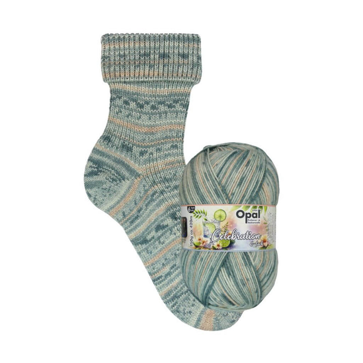 Opal 11696 - Limettenparty Opal 6fach Celebration Lieblingsgarn