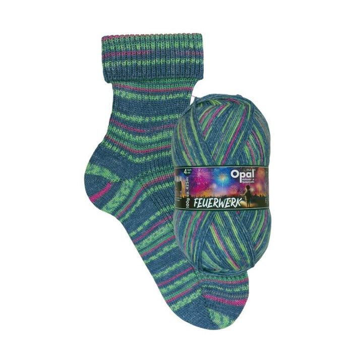 Opal 11655 - Glitzergalaxie Opal 4-fädig Feuerwerk Lieblingsgarn