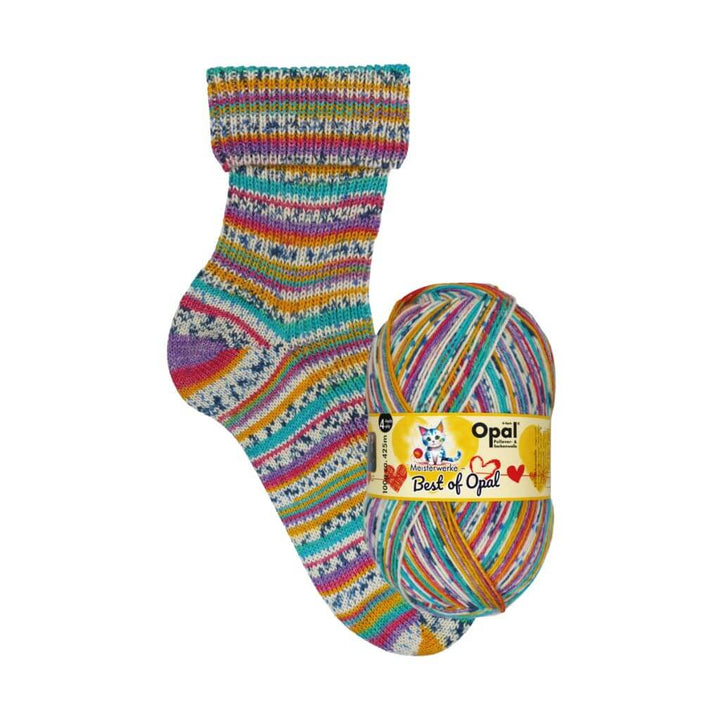 Opal 1016 - Lollipop Opal Meisterwerke Sockenwolle Lieblingsgarn