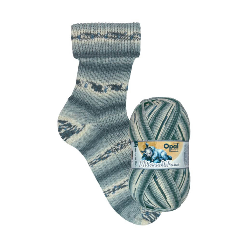 Opal 11643 - Rasten am wilden Fluss Opal Mitternachtstraum 4-fach 100g Lieblingsgarn