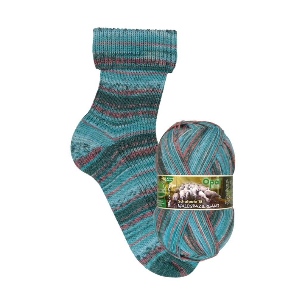 Opal 11676 - Curly sammelt Pilze Opal 4F Schafpate 18 - Waldspaziergang Lieblingsgarn