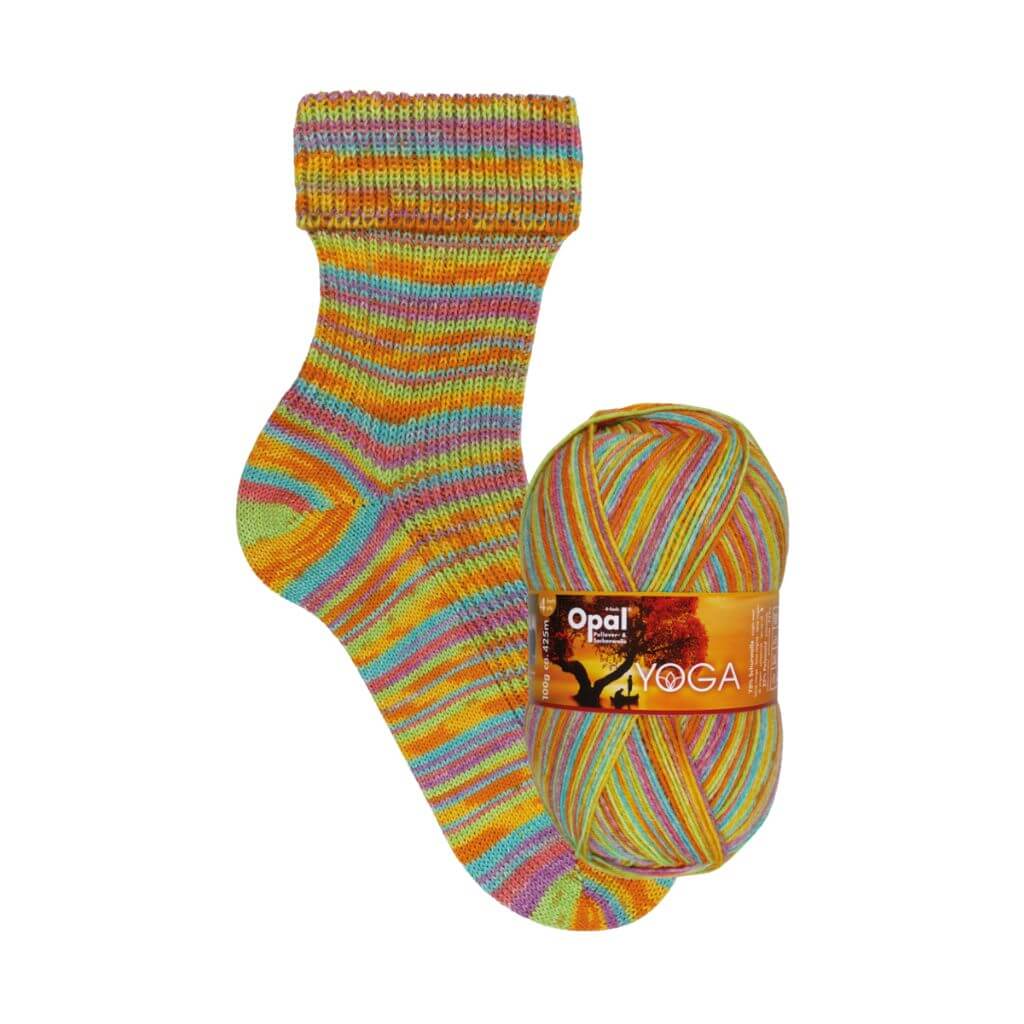 Opal 1666 - Körperspannung Opal 4-fach Sockenwolle Yoga Lieblingsgarn