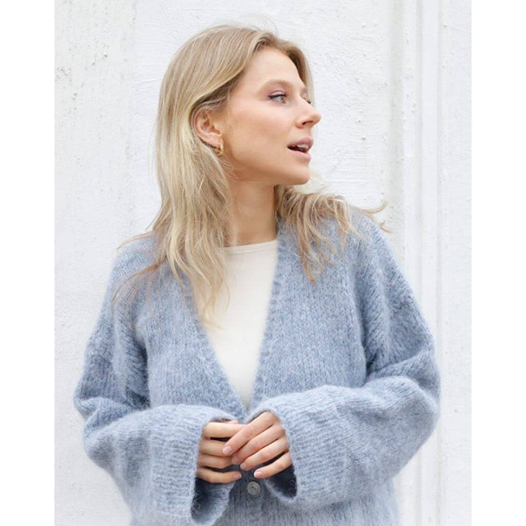 Drops Design Pattern Damen Jacke Open Sky Cardigan Strickanleitung - Drops (PDF) Lieblingsgarn