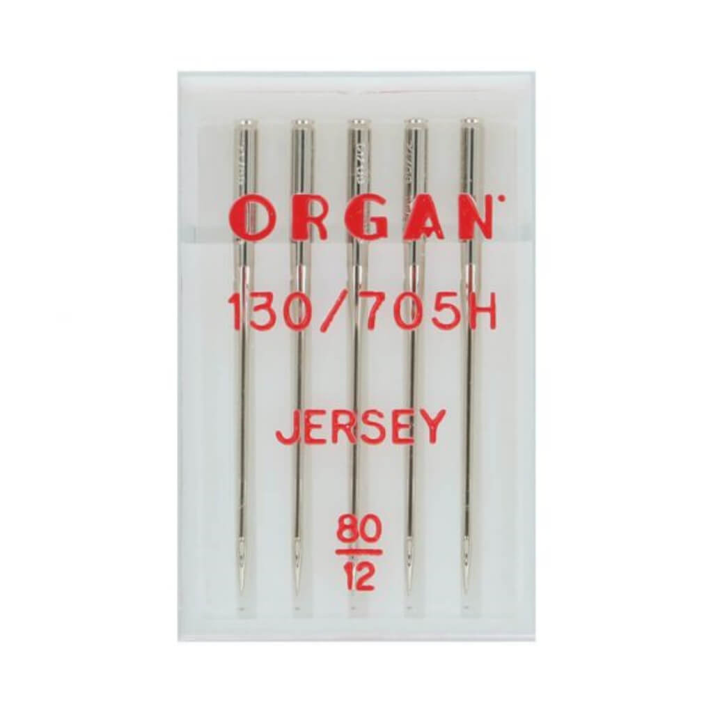 Organ Needles Organ 130/705 H Jersey Nadeln 80-12, 5 Stk. Lieblingsgarn