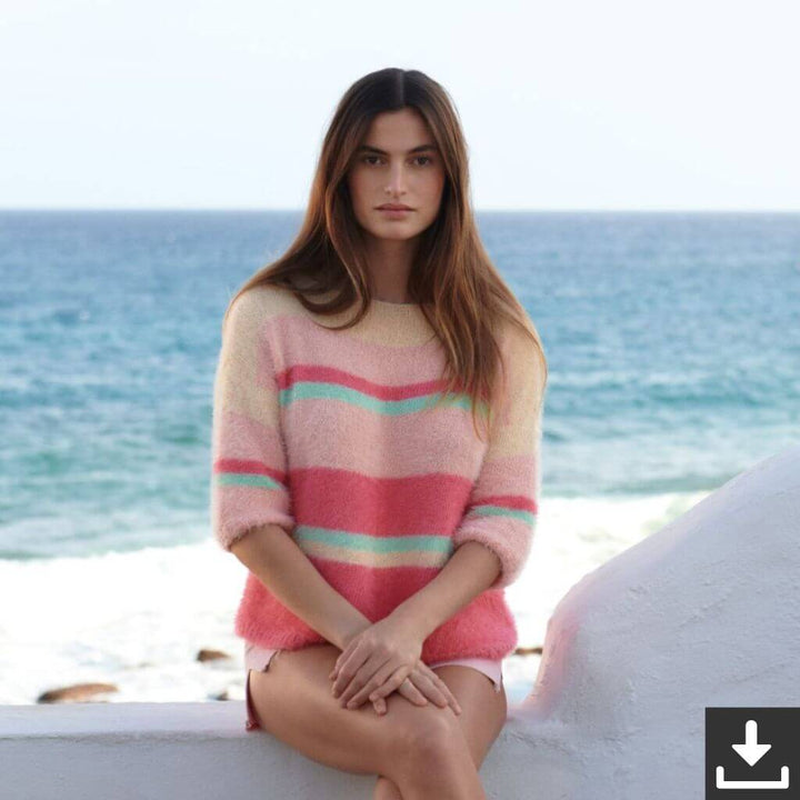 Lana Grossa Pattern Oversized Pullover Strickanleitung - Lana Grossa (PDF) Lieblingsgarn