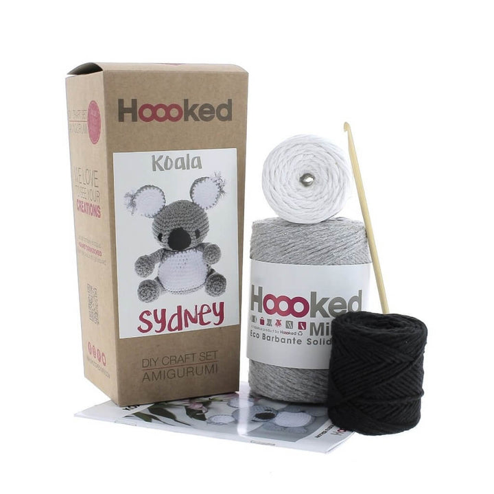 Hoooked Amigurumi Koala Sydney Häkelset - Hoooked Lieblingsgarn