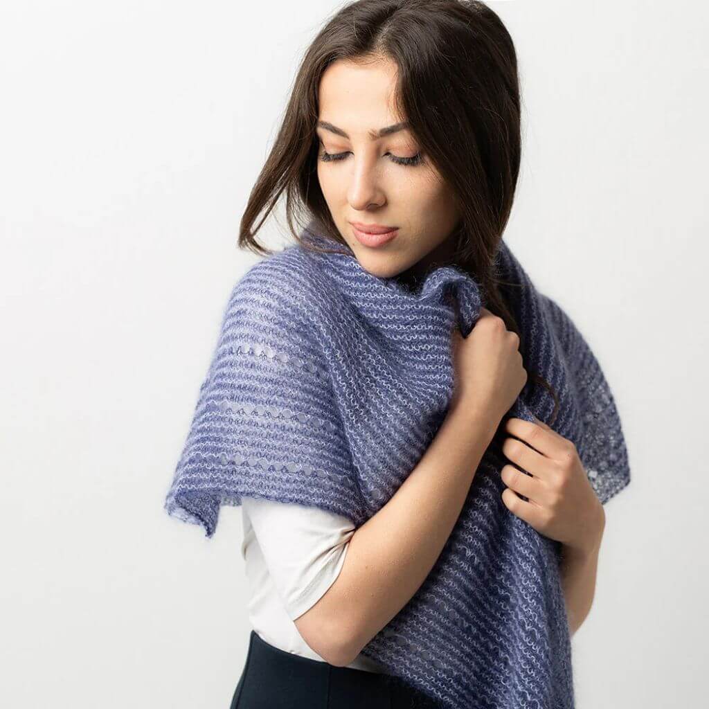 Pascuali Pattern Tuch Striped Feather Strickanleitung - Pascuali (PDF) Lieblingsgarn