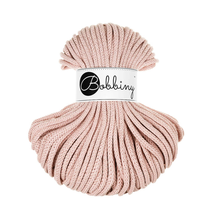 Bobbiny Makrameegarn Pastel Pink Bobbiny Premium Kordel 5 mm x 50 m Lieblingsgarn