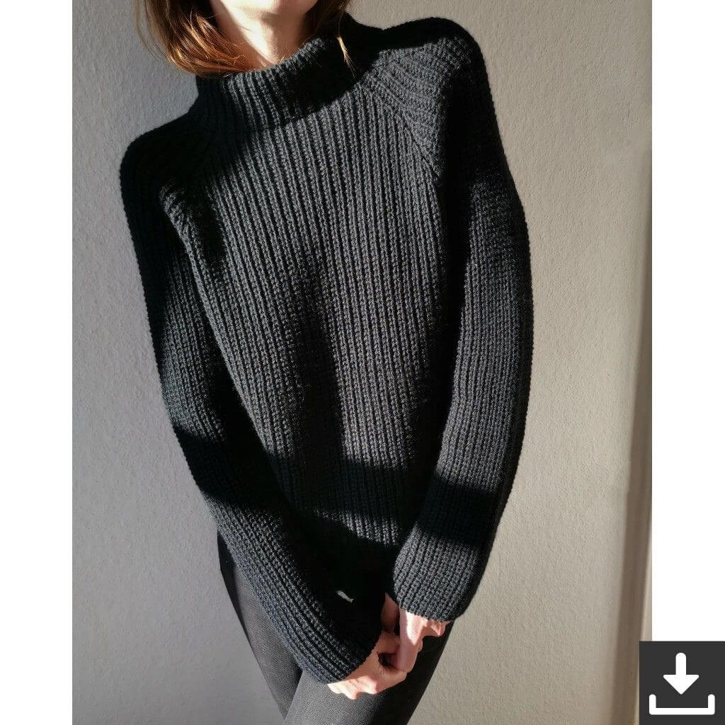 Paulastrickt Pattern Raglanpullover JURI Sweater Strickanleitung - Paula strickt (PDF) Lieblingsgarn