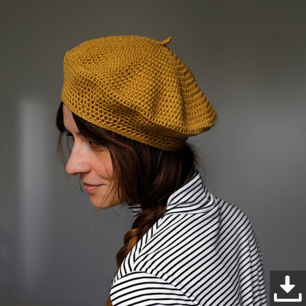 Paulastrickt Pattern Berét SOFIE Häkelanleitung - Paulastrickt (PDF) Lieblingsgarn