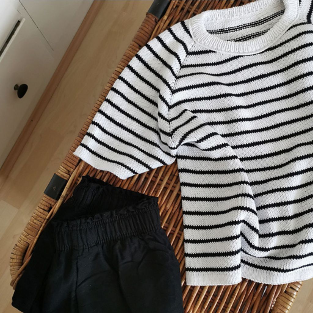 Paulastrickt Pattern Freestyle Shirt gestreift Strickanleitung - Paula strickt (PDF) Lieblingsgarn