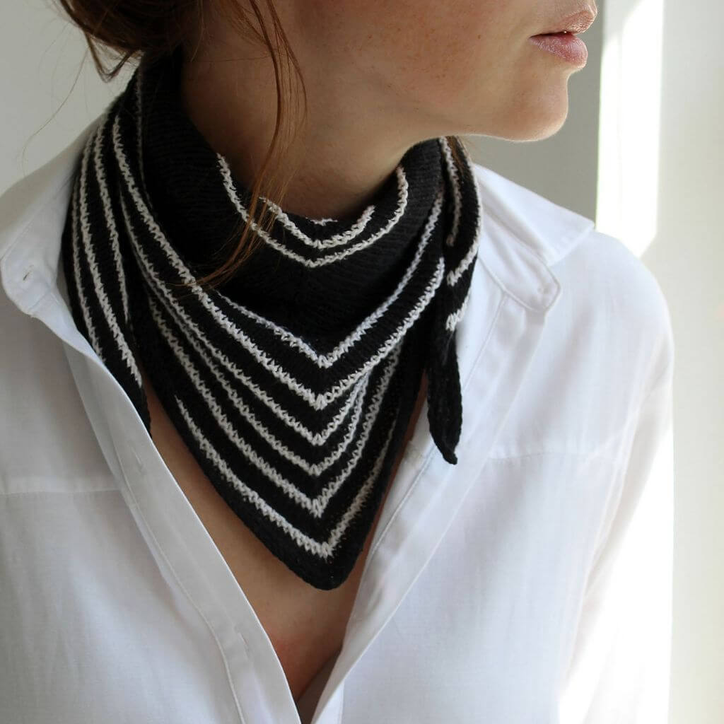 I love stripes Bandana Strickanleitung - Paulastrickt (PDF)