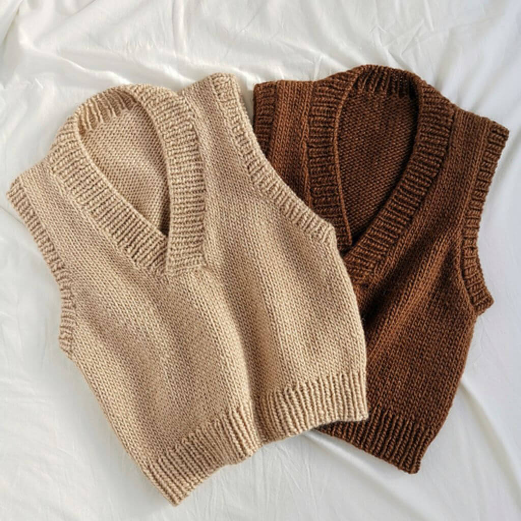 Paulastrickt Pattern Pullunder Mara Vest Strickanleitung - Paulstrickt (PDF) Lieblingsgarn