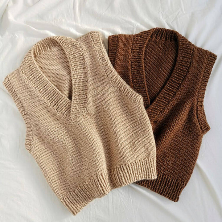 Paulastrickt Pattern Pullunder Mara Vest Strickanleitung - Paulstrickt (PDF) Lieblingsgarn