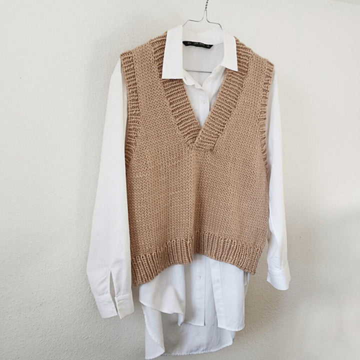 Paulastrickt Pattern Pullunder Mara Vest Strickanleitung - Paulstrickt (PDF) Lieblingsgarn